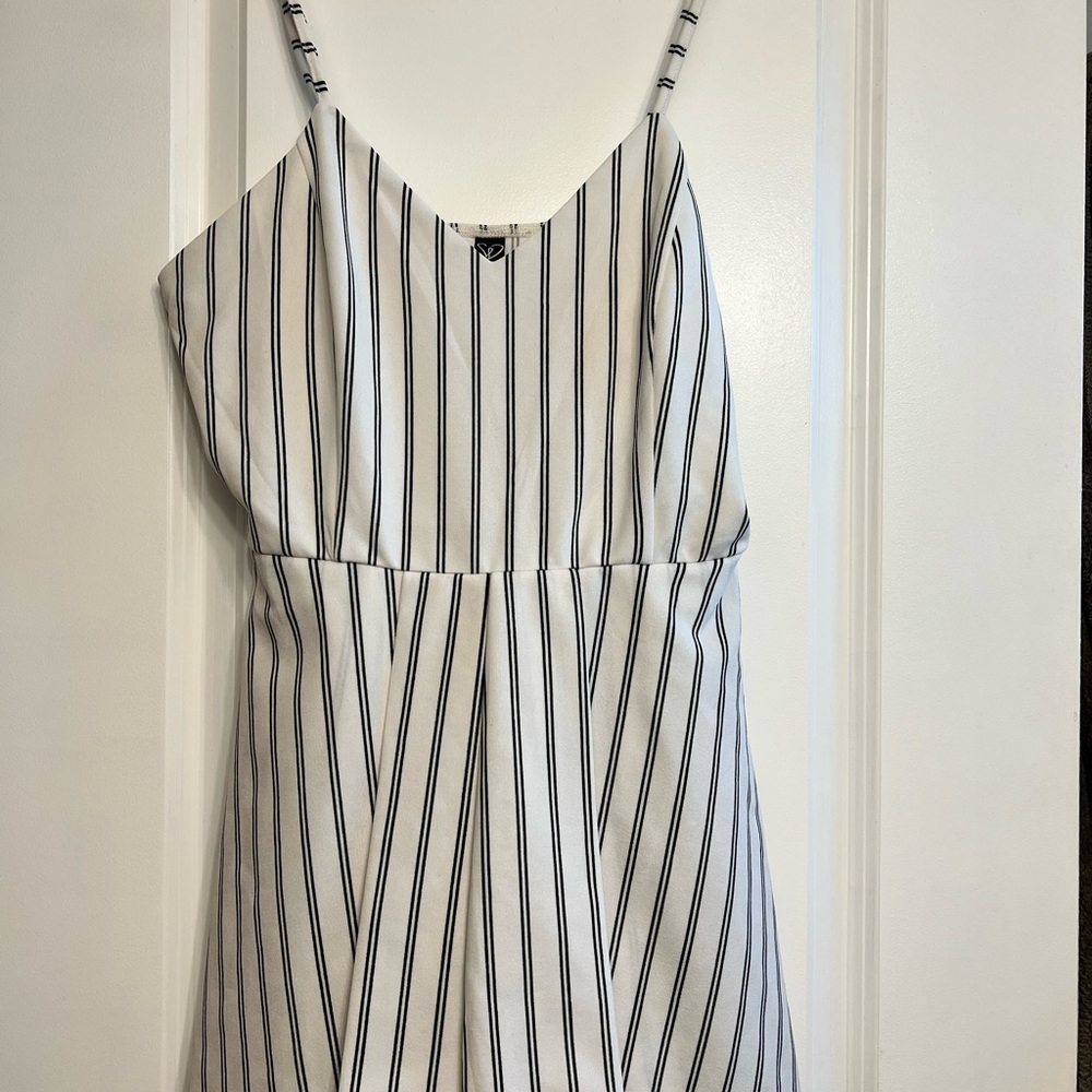 Striped romper